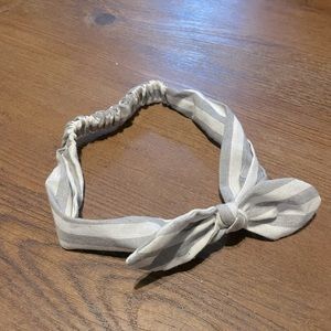 White and Grey Headband